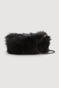 Faux Fur Convertible Muffler Clutch Bag