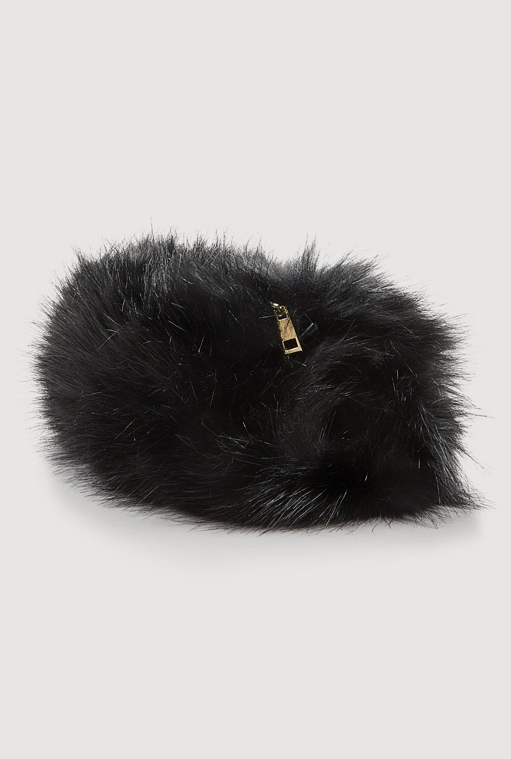 Faux Fur Convertible Muffler Clutch Bag