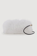 Lurex Faux Fur Convertible Muffler Clutch Bag