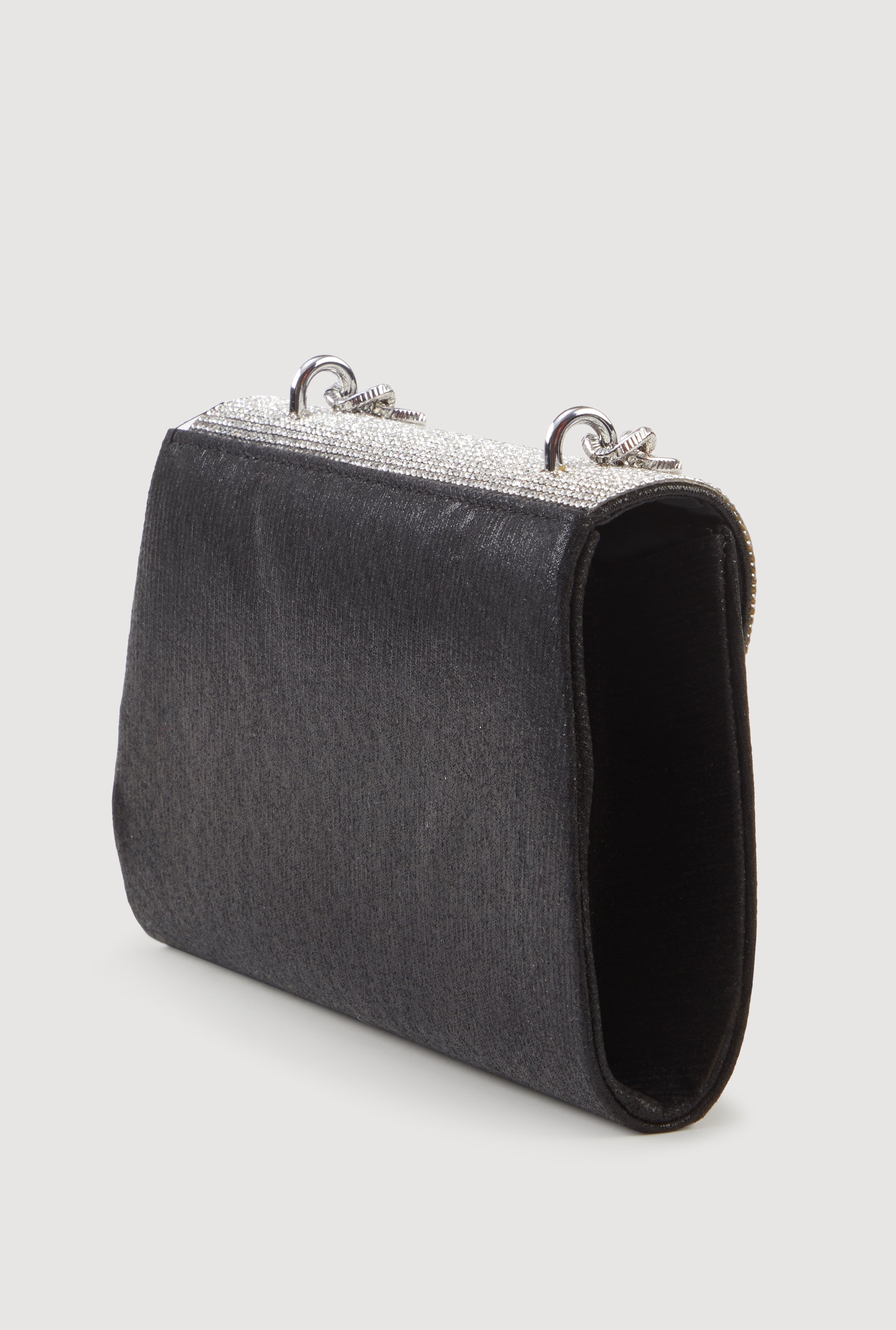 Rhinestone Flap Convertible Crossbody Handbag