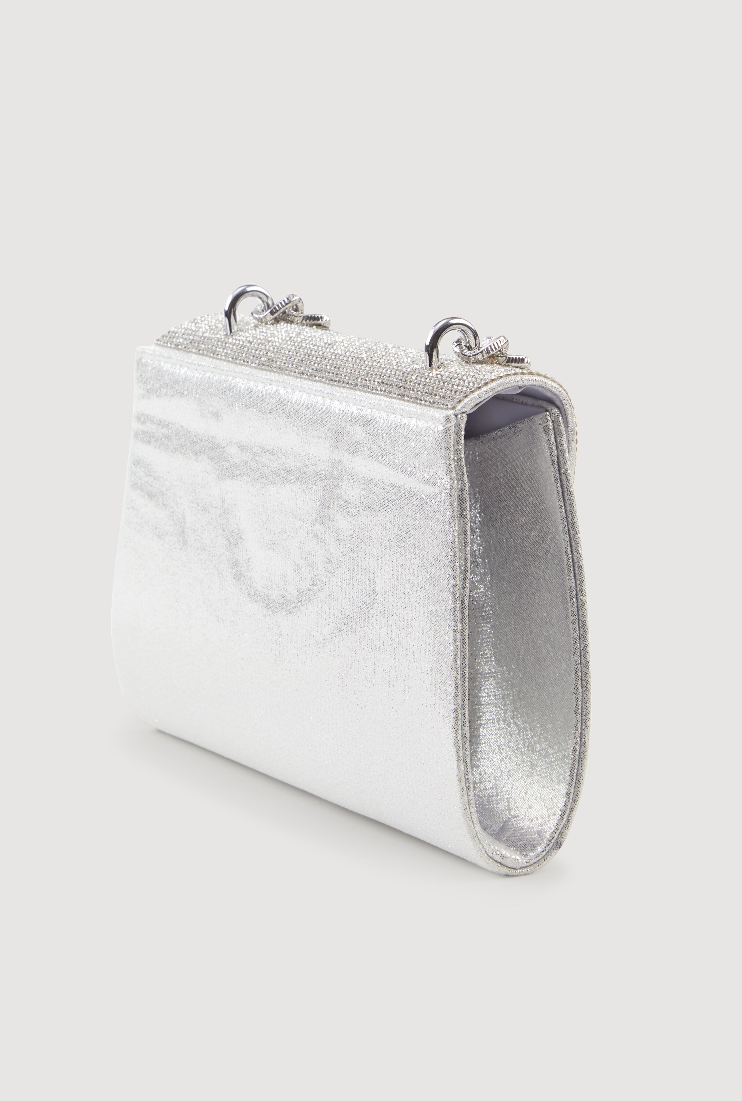 Rhinestone Flap Convertible Crossbody Handbag
