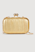 Kisslock Clutch with Removable Chain Strap