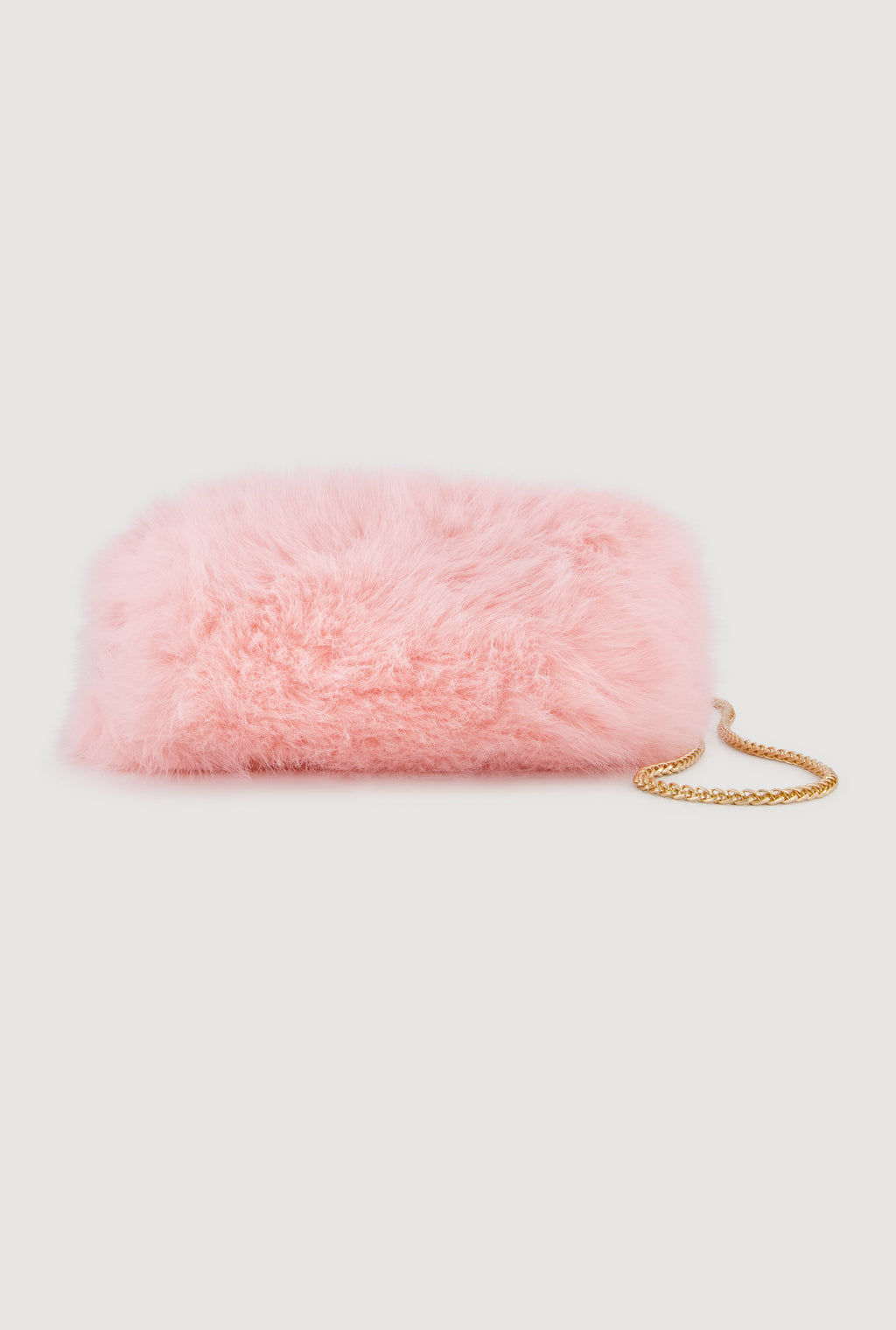 Faux Fur Hand Muff Convertible Clutch Bag