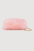 Faux Fur Hand Muff Convertible Clutch Bag