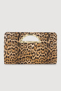 Leopard Print Clutch Bag