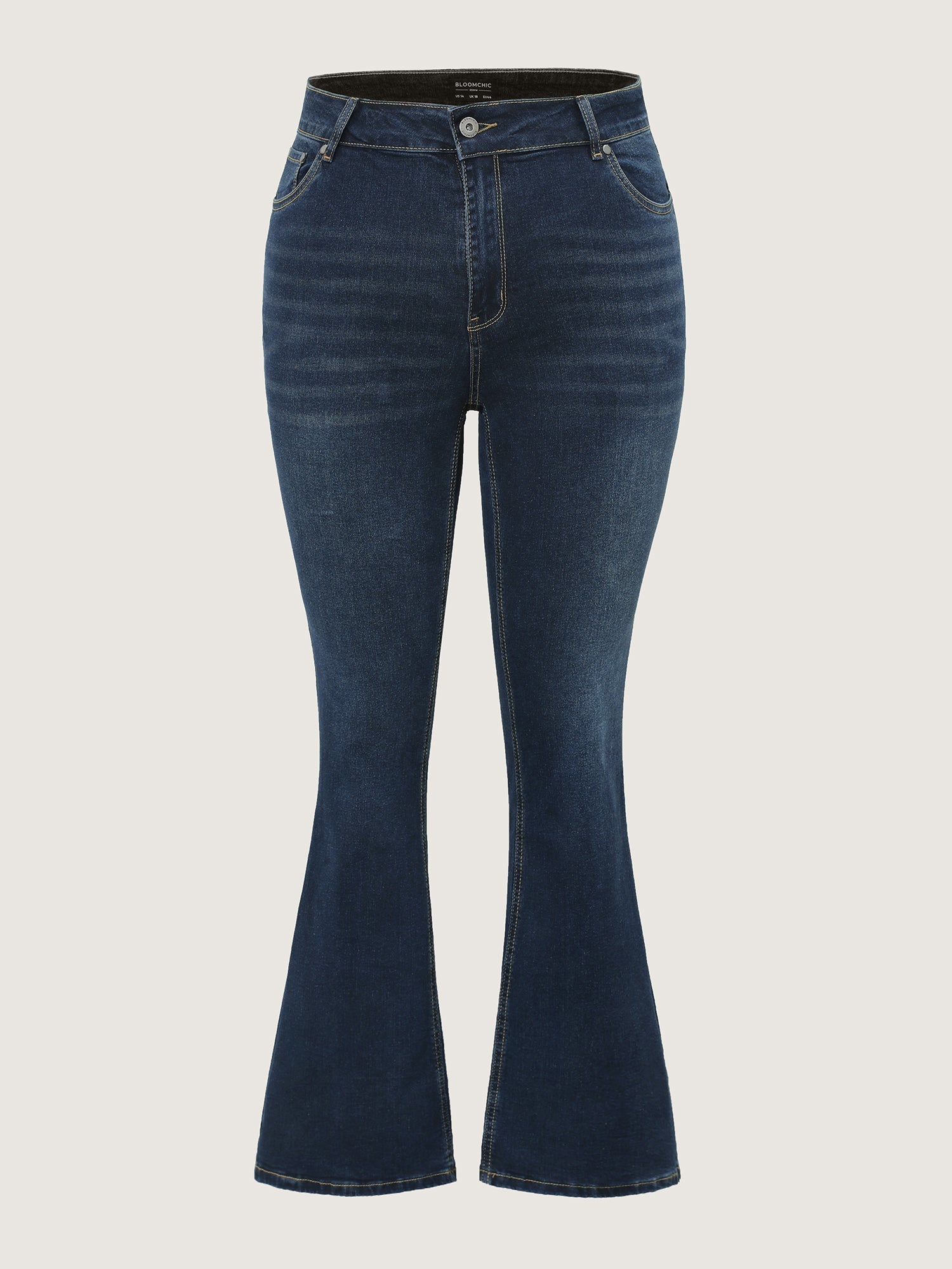 Thigh-Friendly Stretchy Flared Jeans
